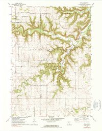 Elba 1972 topographic map thumbnail