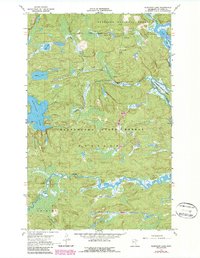 Elephant Lake 1967 topographic map thumbnail