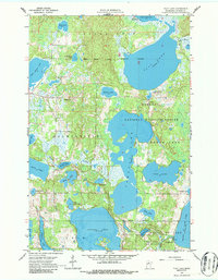 Flat Lake 1959 topographic map thumbnail