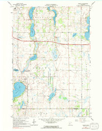 Forada 1966 topographic map preview
