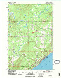 French River 1992 topographic map thumbnail
