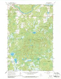 Gowan 1963 topographic map preview