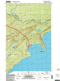 Grand Portage 1999 topographic map thumbnail