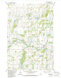 Grasston 1983 topographic map thumbnail