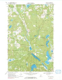 Heart Lake 1969 topographic map thumbnail