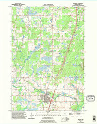 Hinckley 1991 topographic map thumbnail