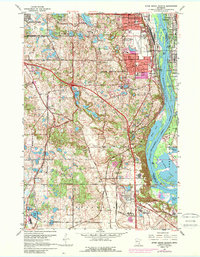 Inver Grove Heights 1967 topographic map thumbnail