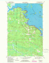 Kabetogama 1969 topographic map thumbnail