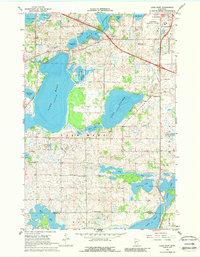 Lake Mary 1966 topographic map thumbnail