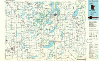 Lake Minnewaska 1986 topographic map thumbnail