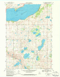 Lake Minnewaska 1968 topographic map thumbnail