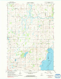 Lake Osakis West 1966 topographic map thumbnail