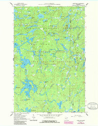 Lake Polly 1960 topographic map thumbnail