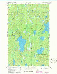 Lapond Lake 1963 topographic map thumbnail