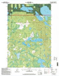 Laura Lake 1996 topographic map thumbnail