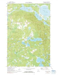 Laura Lake 1970 topographic map thumbnail