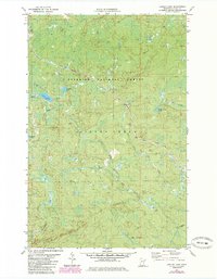 Legler Lake 1981 topographic map thumbnail