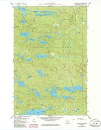 Lima Mountain 1959 topographic map thumbnail