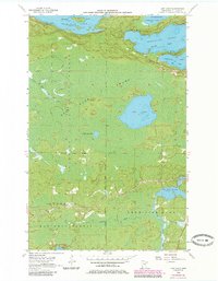 Lost Lake 1956 topographic map thumbnail