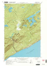 Lutsen 1959 topographic map thumbnail