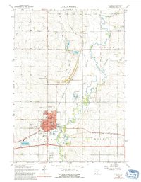 Luverne 1967 topographic map thumbnail