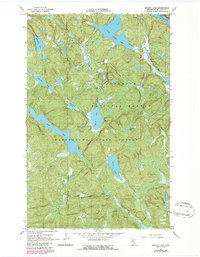 Marion Lake 1967 topographic map thumbnail