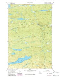 Mark Lake 1960 topographic map thumbnail