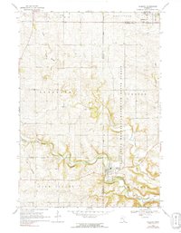 Mazeppa 1968 topographic map preview