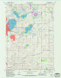 Meriden 1992 topographic map thumbnail