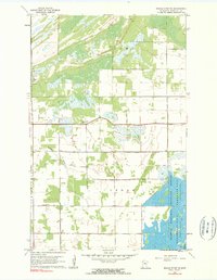 Middle River NE 1961 topographic map thumbnail