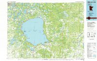Mille Lacs Lake 1985 topographic map thumbnail