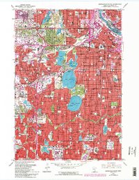 Minneapolis South 1967 topographic map thumbnail
