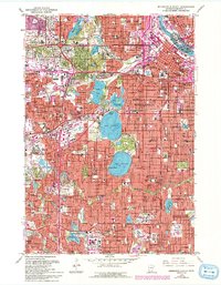 Minneapolis South 1967 topographic map thumbnail
