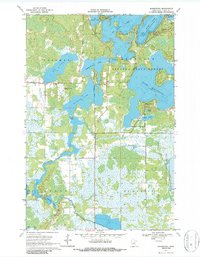 Minnewawa 1970 topographic map thumbnail