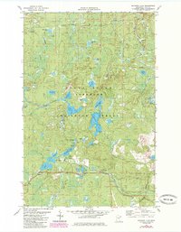 Mitawan Lake 1981 topographic map thumbnail