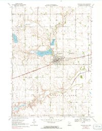 Mountain Lake 1970 topographic map thumbnail