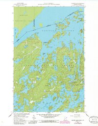 Munker Island 1959 topographic map thumbnail