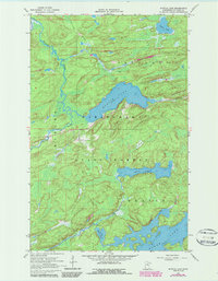 Myrtle Lake 1968 topographic map thumbnail