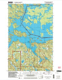 Namakan Island 1999 topographic map thumbnail