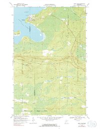 Nett Lake 1969 topographic map thumbnail