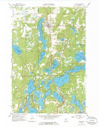 Nisswa 1959 topographic map thumbnail