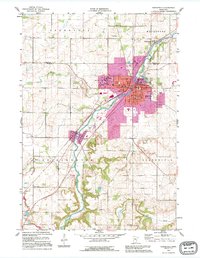 Northfield 1991 topographic map thumbnail
