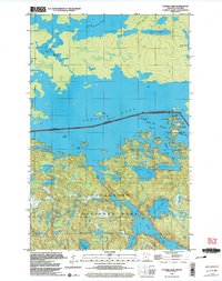 O'Leary Lake 1999 topographic map thumbnail
