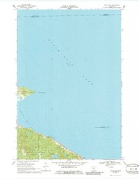 Onamia NW 1968 topographic map thumbnail