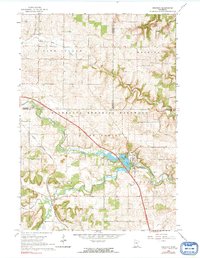 Oronoco 1965 topographic map thumbnail