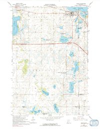 Osakis 1966 topographic map preview