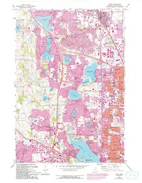Osseo 1967 topographic map thumbnail