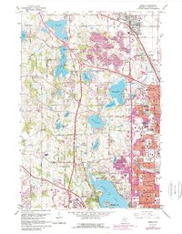 Osseo 1967 topographic map thumbnail