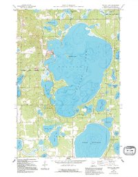 Pelican Lake 1959 topographic map thumbnail