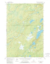 Pequaywan Lake 1956 topographic map thumbnail